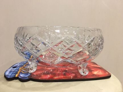 Хрусталь СССР. Ваза для фруктов