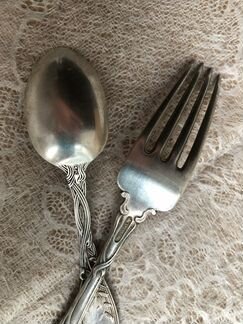Винтажная серебрянная ложка Sterling