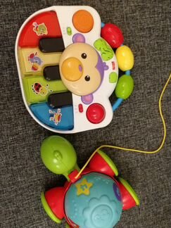 Игрушки Пианино и черепаха Fisher Price