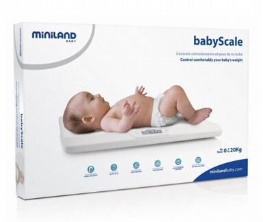 Электронные детские весы Miniland baby