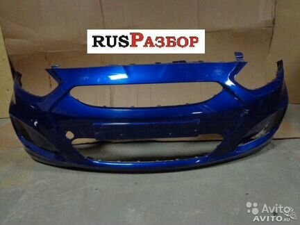Бампер передний в цвет Хендай Солярис