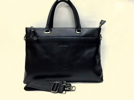 Мужская кожаная сумка Hugo Boss Lux