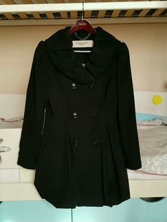 Пальто Burberry кашемир/ангора