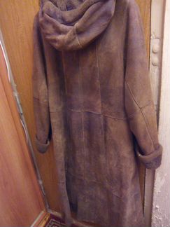 Дубленка натуральная длинная 56-58 размера