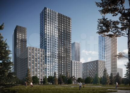 2-к квартира, 41.8 м², 29/30 эт.