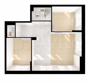 3-к квартира, 70.4 м², 25/33 эт.