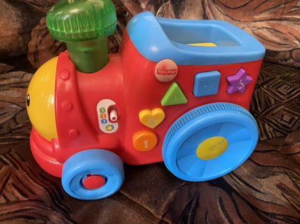 Паровозик с музыкой и счетом фишерпрайс, звуковая