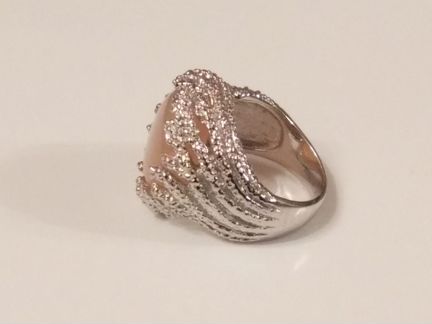 Кольцо Orange Chalcedony