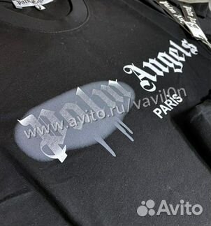 Футболка с логотипом Palm Angels
