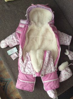 Комбинезон трансформер на овчине