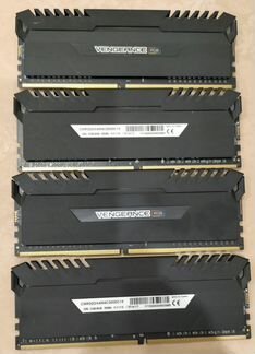 Память ddr4 Corsair vengeance rgb 32Гб (4х8) 3000м