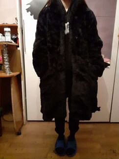 Искусственная шуба чебурашка