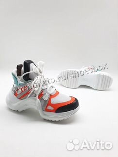 Кроссовки луи виттон белые