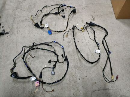 Проводка крышки стекла багажника Порш Каен 955 957