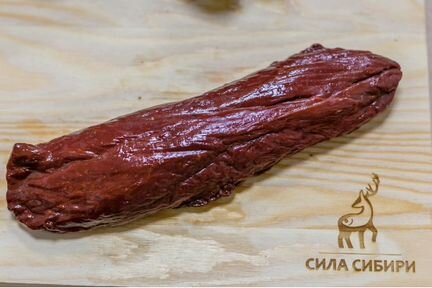 Оленина сырокопченая