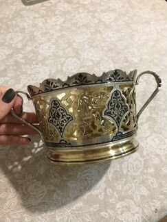 Серебряная конфетница