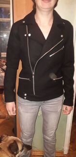 Куртка-френч из шерсти на молнии