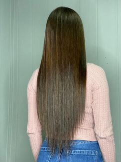 Волосы для наращивания славянка 55 см