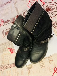 Ботинки кожаные 37 р-р