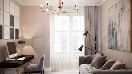 2-к квартира, 67.7 м², 4/35 эт.