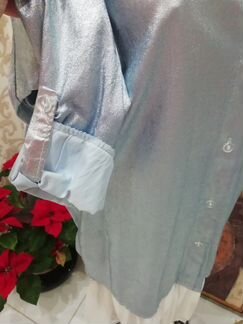 Новая рубашка вискоза Италия 48