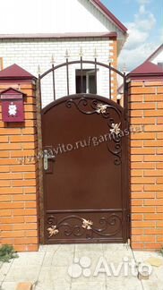 Кованные ворота, откатные ворота, калитка