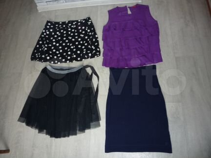 Комплекты платьев и юбок xs-s 152-170cv