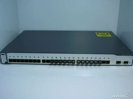 Коммутатор Cisco Catalyst 3750 WS-C3750-24FS-S