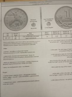 Альбом - Каталог монет с 1991 по 2020 год