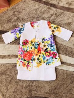 Платье с жакетом на 6-7 лет