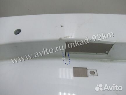 Бампер задний Hyundai Solaris 1 х/б рест oem 86611