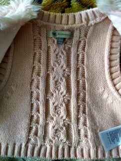 Брендовый жилет для девочки Knitwear, Италия