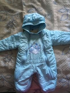 Комбинезон на овчине на мальчика, длина комб.62см