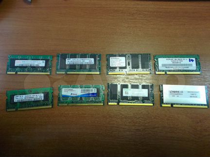 Память для ноутбука so-dimm DDR1 DDR2