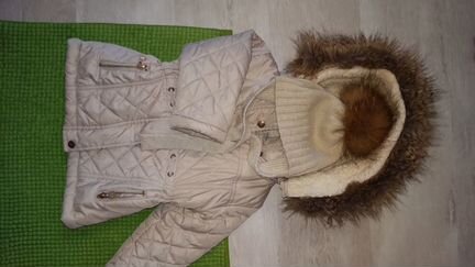 Демисезонная Куртка mayoral на76-88см,шапка,комбез