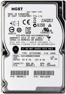 Новые жесткие диски SAS HDD 600Gb 10k 2.5