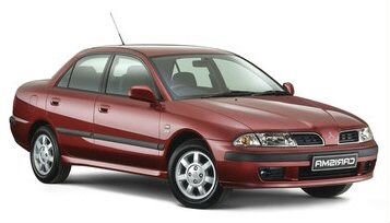 Порог правый средняя стойка Mitsubishi Carisma DA