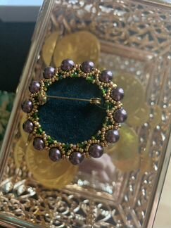 Брошь ручной работы