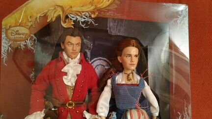 Дисней набор кукол Белль и Гастон