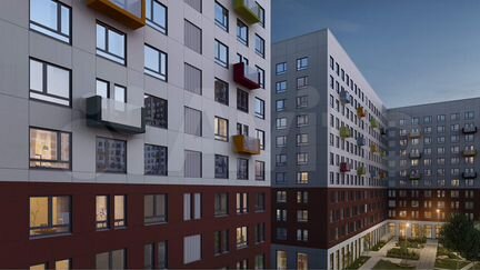 1-к квартира, 41.9 м², 16/22 эт.
