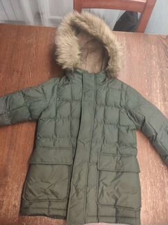 Куртка удлинённая зимняя Uniqlo 8-9 лет, 128см