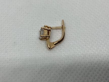 Серьги с бриллиантами 0,46/0,47Кр розовое золото