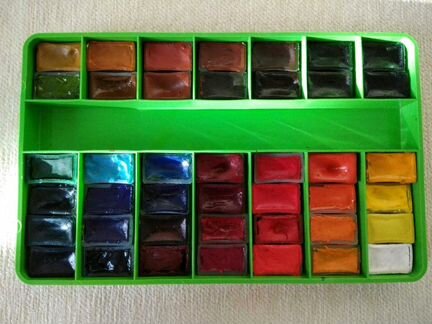 Кисти Белка, краски акварельные