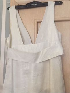 Роскошный сарафан из обливного льна