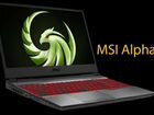Игровой ноутбук MSI Alpha 15 A3DC 8/256 Ryzen 7 Но