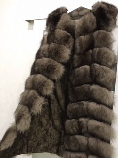 Меховой Жилет песец