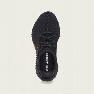 Yeezy boost 350 v 2 core black / core black / RED