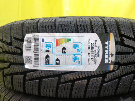 225 65 17 зимние шины, новые липучка Nokian