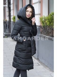 Пуховик черный новый на синтепоне женский