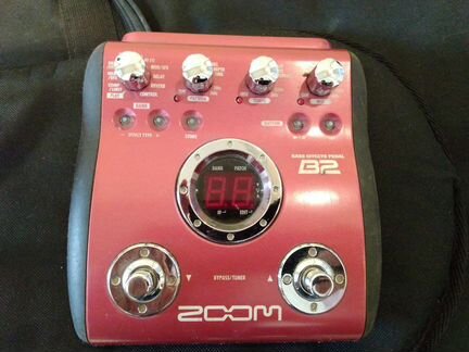 Процессор для бас гитары Zoom B2